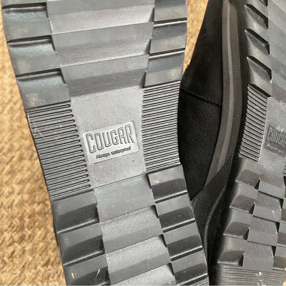 COUGAR Speedy Hiking Boots Waterproof Black Made in Italy Sz 9 - Picture 7 of 8